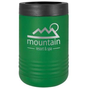 Stainless Steel Vacuum Insulated Beverage Holder Green